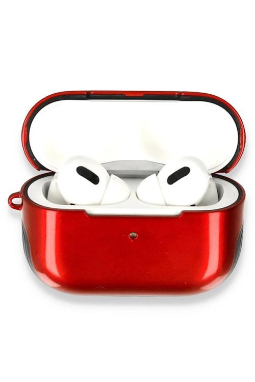 Airpods Pro (1.nesil) 3in1 Kılıf - Kırmızı-(5796)