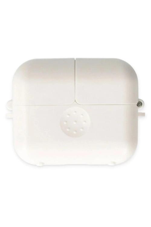 Airpods 3 (3.nesil) Basmalı Kılıf - Beyaz-(5796)