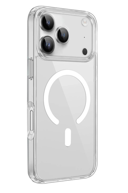 iPhone 17 Pro için Uyumlu MagSafe özellikli Şeffaf Kılıf
