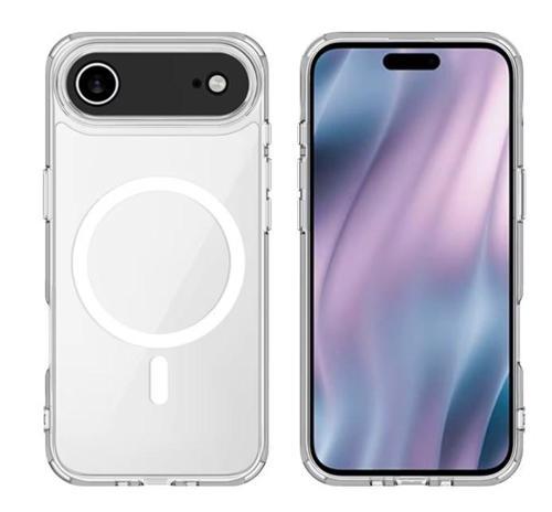 iPhone 17 Air için Uyumlu MagSafe özellikli Şeffaf Kılıf