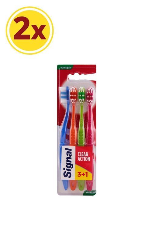 Diş Fırçası Clean Action Yumuşak 3 1 X2
