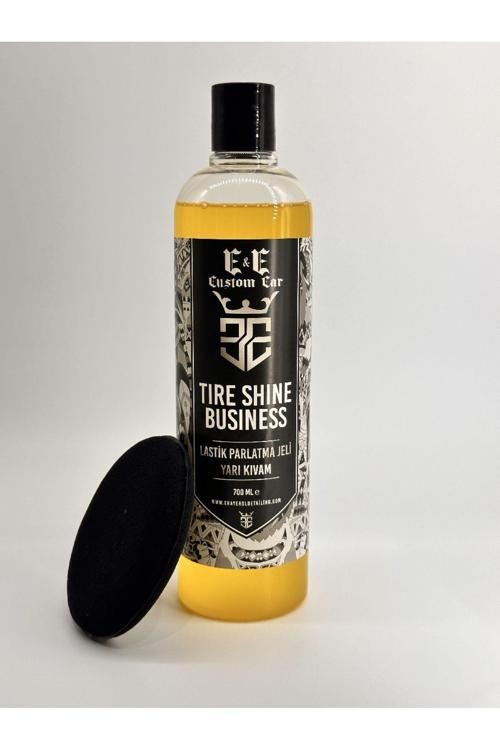 Tire Shine Busıness Lastik Parlatma Jeli 700 Ml (Uygulama Pedi Hediyeli)