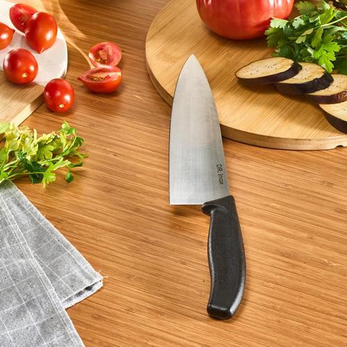 Dr. Inox Şef Bıçağı 33 cm Siyah