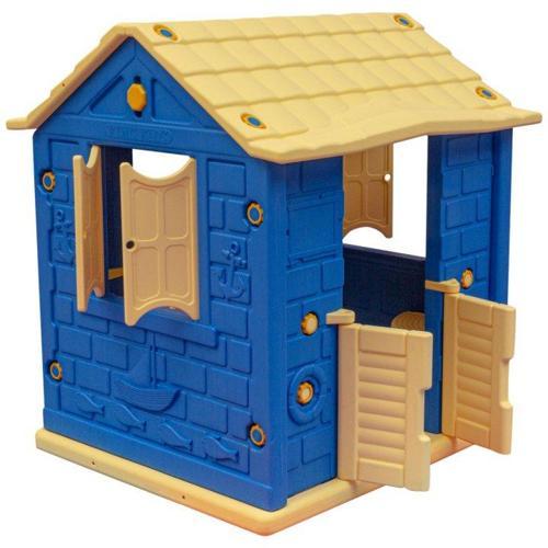 King  Kids Ev iki Kapılı Oyun evi Mavi