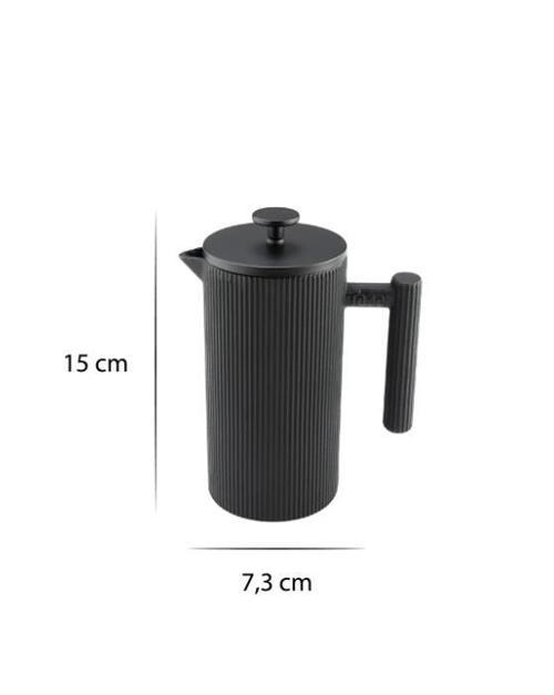 Linden - Döküm Demlik French Press 350 ml Siyah