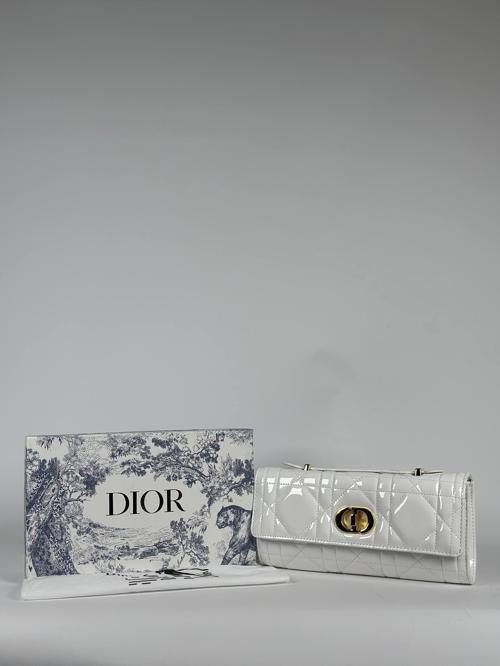 Caro Patent Leather Mini Flap Bag