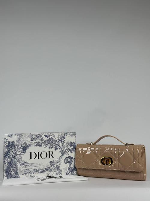 Caro Patent Leather Mini Flap Bag