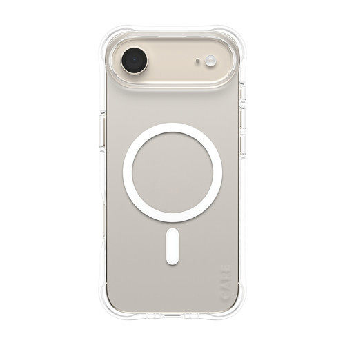 CARE by PanzerGlass Fashionable iPhone Air Samba Transparent Beyaz MagSafe Uyumlu Kılıf