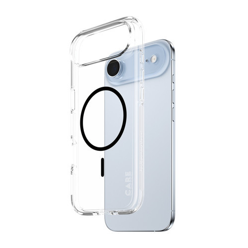 CARE by PanzerGlass Flagship iPhone Air Transparent Urban Explorer Siyah MagSafe Uyumlu Kılıf