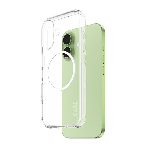 CARE by PanzerGlass Flagship iPhone Apple iPhone Transparent Urban Explorer Beyaz MagSafe Uyumlu Kılıf