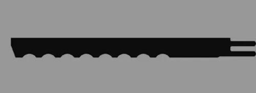 10 Kesim Motoru Teflon Dalgalı Bıçağı