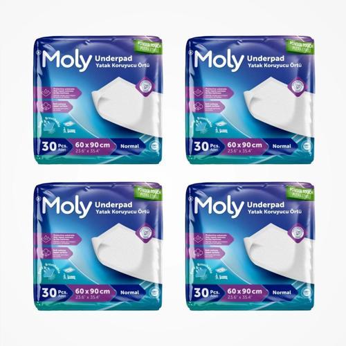 Yatak Koruyucu 60cm x 90cm 30'lu Paket x 4 Paket (120 Adet)
