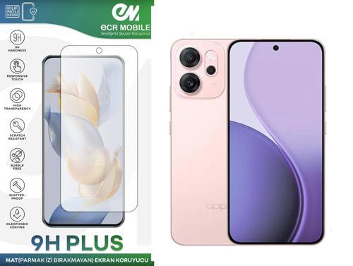 Oppo Reno 14F ile Uyumlu Ekran Koruyucu MAT Parmak İzi Bırakmayan Esnek Nano Kırılmayan