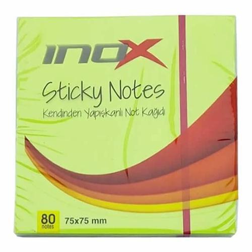 Postit 75X75 80 Yaprak Fosforlu Yeşil - 3 adet