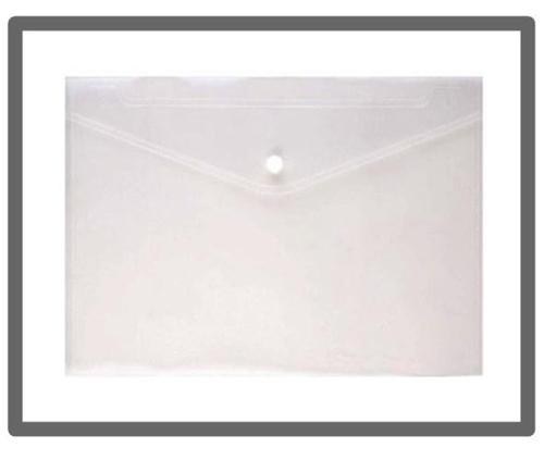 Çıtçıtlı Dosya A4 Şeffaf İnce - 10 adet