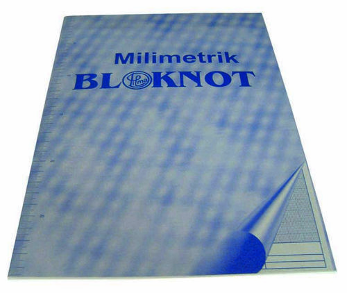 Dilman A4 Milimetrik Bloknot Mavi 40 Yaprak - 2 adet