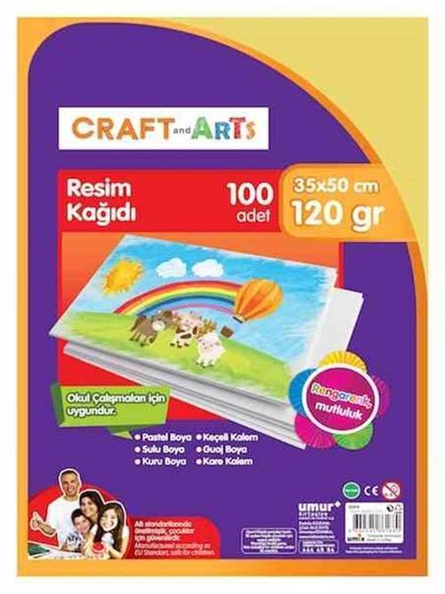 Resim Kağıdı 35X50 120Gr Rulo Şeklinde - 10 adet