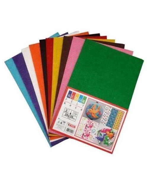 Yapışkanlı Keçe A4 10Lu