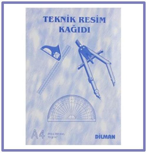 Teknik Resim Kağıdı A4 Dik 40 yaprak