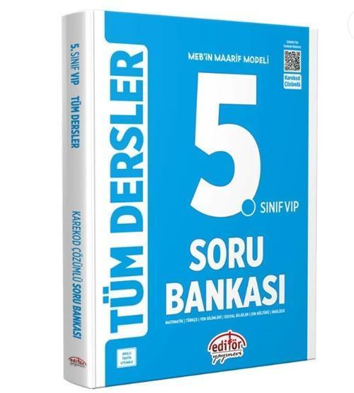 Editör 5.Sınıf Tüm Dersler Vip Soru Bankası