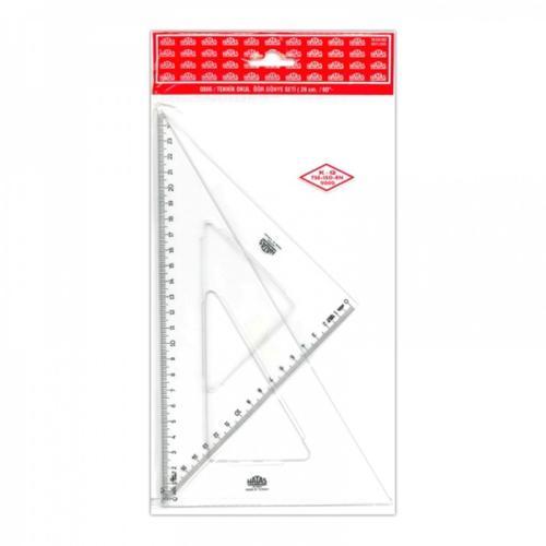 Gönye Seti 26Cm 60-45 - 3 takım