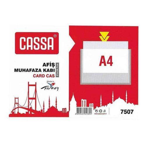 Cassa A4 Afiş Muhafaza Kabı