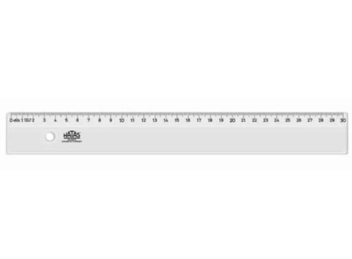 Plastik Cetvel Ekonomik 30Cm - 2 adet