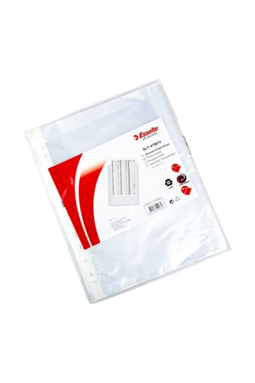 Eco A4 Beyaz Kenarlı Delikli Poşet Dosya Ekoomik Gömlek Föy 40 Paketli Koli