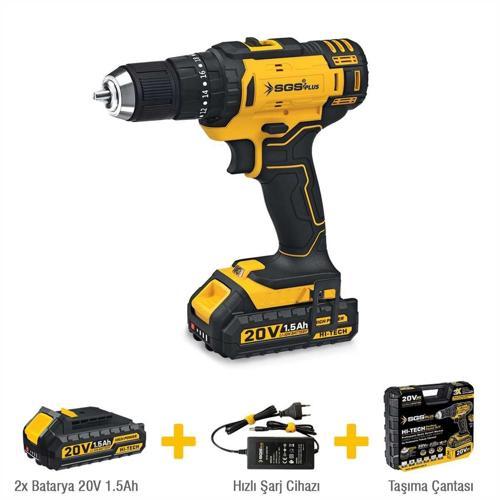 Plus 5248 Akülü Darbeli Matkap Seti 20 Volt