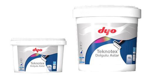 Teknotex Dolgulu Dış Cephe Astarı 15 Litre Beyaz