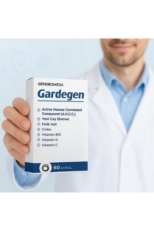 Gardegen 60Kapsül(Ahccompound,E.G.C.G,Quercetin,Folik Asit,Çinko,Vitamin D,C,B12 Kapsül)