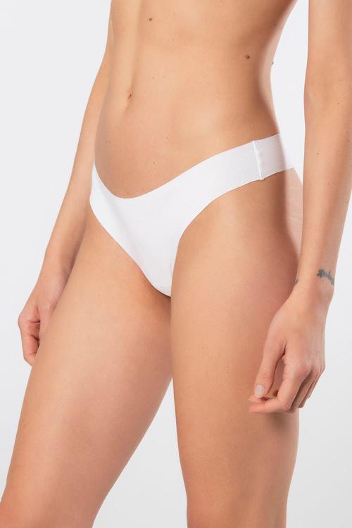 Kadın Lazer Kesim Pamuklu String Külot 912/Beyaz
