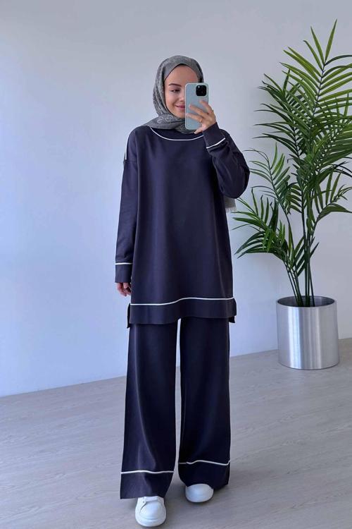 Biye Detay Merserize Takım - Füme