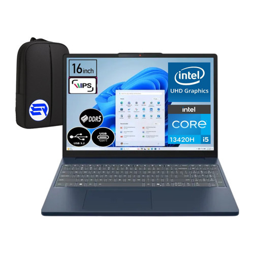 Ideapad Slim 3 Intel Core I5-13420H 8gb Ram 1tb SSD 16" Wuxga Win 11 Pro 83K2001RTREP6 + Elektropasaj Çanta