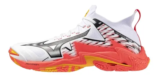 Wave Lightning Neo 3 Erkek Voleybol Ayakkabısı Beyaz / Turuncu