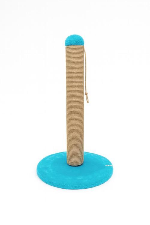 Pet Yuvarlak Kedi Tırmalama Platformu Mavi