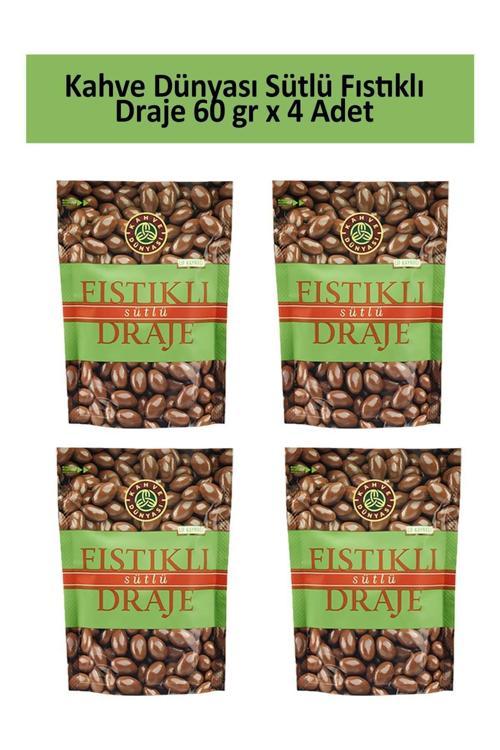 Fıstıklı Sütlü Draje 60 gr x 4 Adet