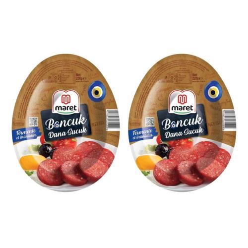 Boncuk Dana Sucuk 220 gr x 2 Adet