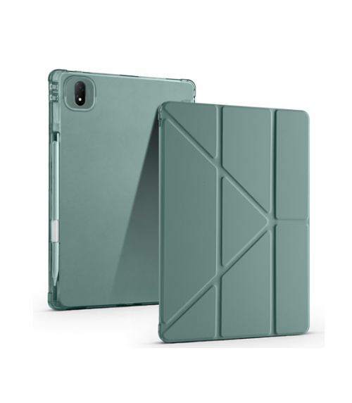 Honor Magic Pad 2 Uyumlu Kalem Bölmeli Uyku Modlu Standlı Trifolding Tablet Kılıfı