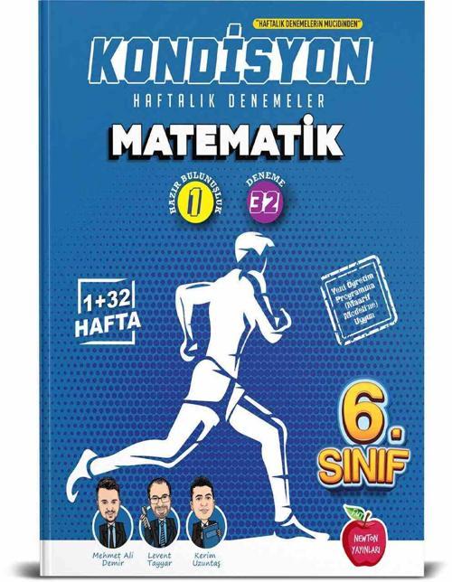 Newton Yayınları 6. Sınıf Kondisyon Matematik Deneme Sınavı Yeni Maarif