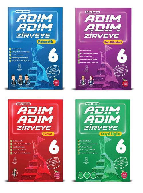 Newton Yayınları 6. Sınıf Adım Adım Zirveye Soru Bankası Seti