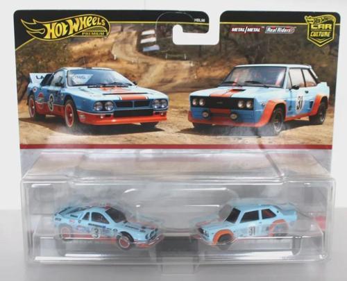 Premium HRR81 Car Culture 2 Pack Lancia Rally 037 // Fiat 131 Abarth