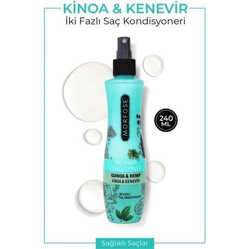 morfose Çift Fazlı Kinoa & Kenevir Kondisyoner Fön Suyu 240 ml