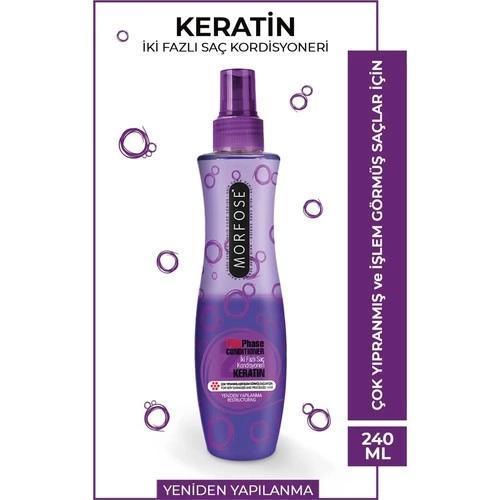 morfose Keratin Çift Fazlı Kondisyoner Fön Suyu 240 ml
