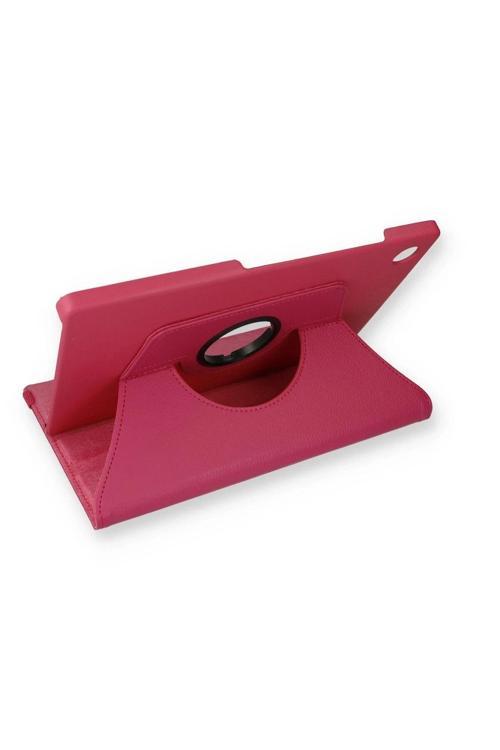 Samsung Galaxy X200 Tab A8 10.5 Kılıf 360 Tablet Deri Kılıf - Pembe