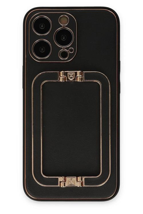 iPhone 13 Pro Max Kılıf Coco Elit Kapak - Siyah