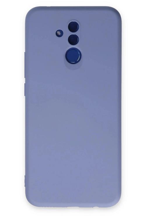 Huawei Mate 20 Lite Kılıf Nano içi Kadife Silikon - Lila