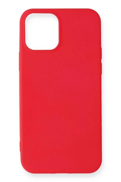 iPhone 12 Mini Kılıf First Silikon - Kırmızı