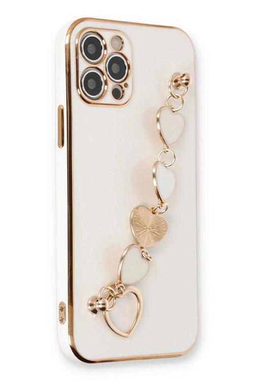 iPhone 12 Pro Max Kılıf Esila Silikon - Beyaz