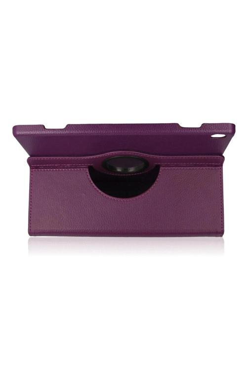 Lenovo M10 X505F Kılıf 360 Tablet Deri Kılıf - Mürdüm